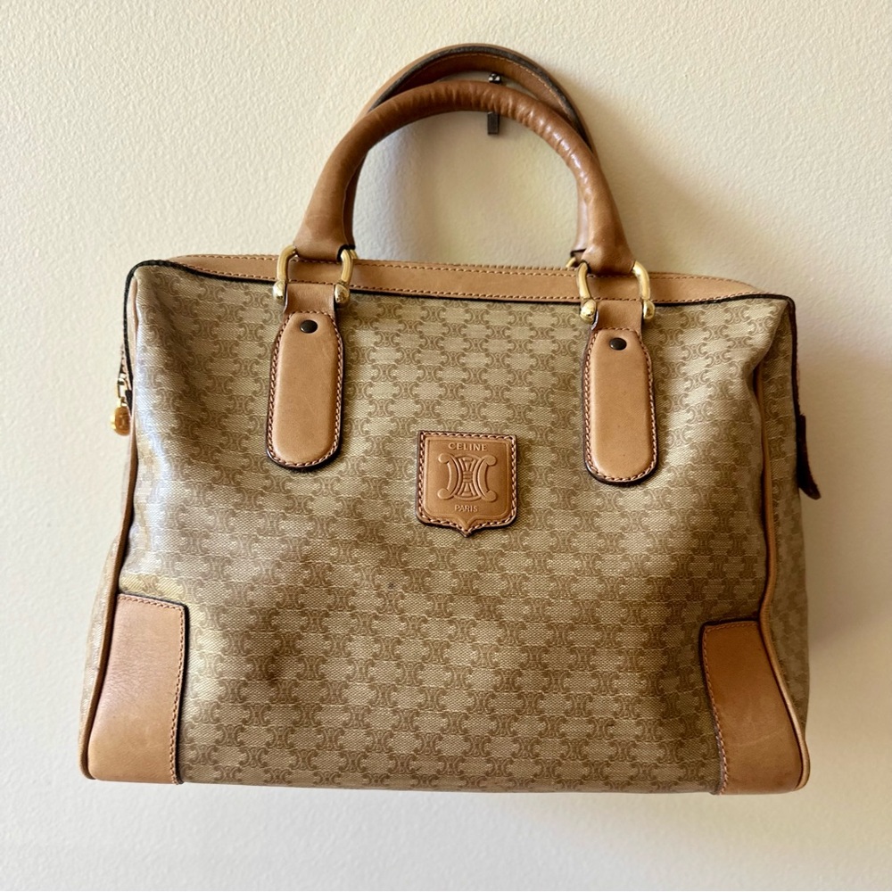 Celine Macadam Boston Bag
